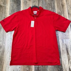 NWT Callaway Golf Polo Mens XL Red Sport Classics Short Sleeve 100% cotton